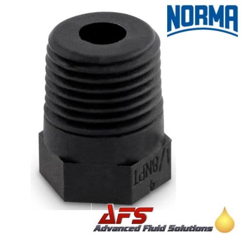 1/4 NPT Male Blanking Plug Norma Plastic Nylon BST