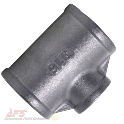 1/4 x 1/8 BSP Reducing Female Tee Piece 3 Way T - SS 316 Stainless Steel