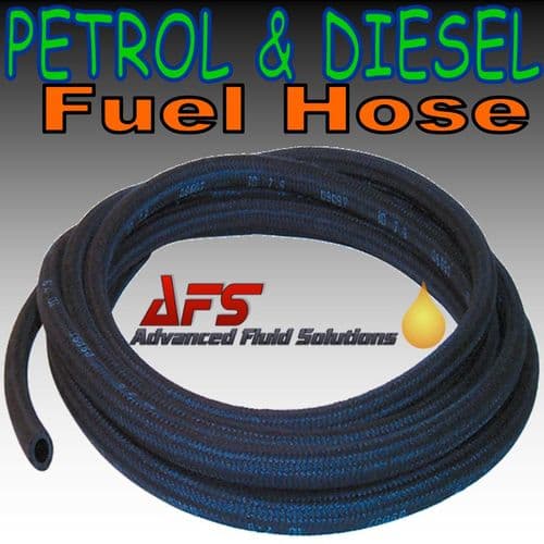 10mm I.D (3/8) Cotton Over Braided Nitrile Fuel Hose Pipe Tubing