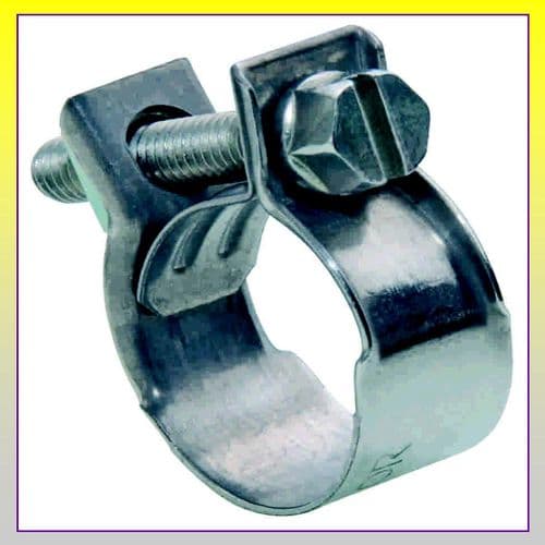 12mm > 13mm W1 Mikalor Mini Clip Normal Nut & Bolt Hose Clamp