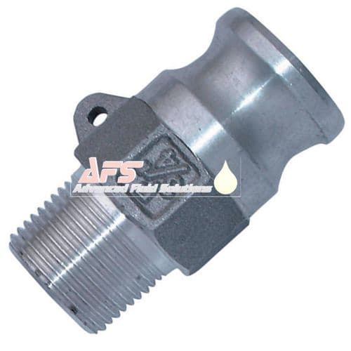 2 Inch Part F Cam & Groove Male Adapters x BSPT Male Thread Aluminium (AU) Alloy Camlock Type