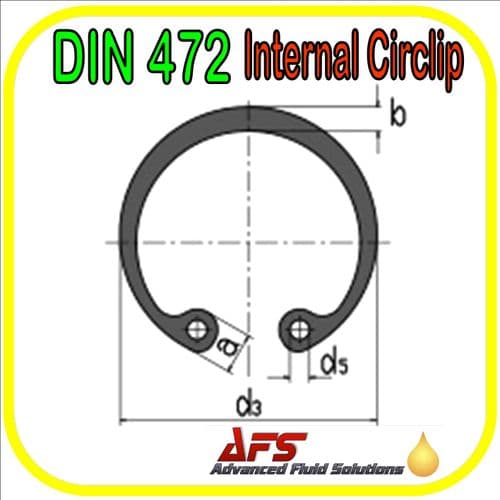 22mm Internal Circlip DIN 472 Spring Steel Cir Clip