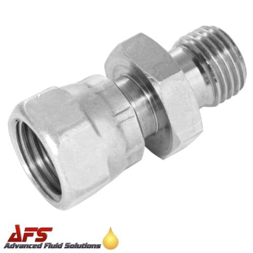 3/4 BSP Male x 1-3/16 SAE O-Ring Swivel Female Hydraulic Adaptor