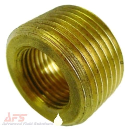 3/4 BSPP x 3/8 BSP Female Brass Shoulderless Bush