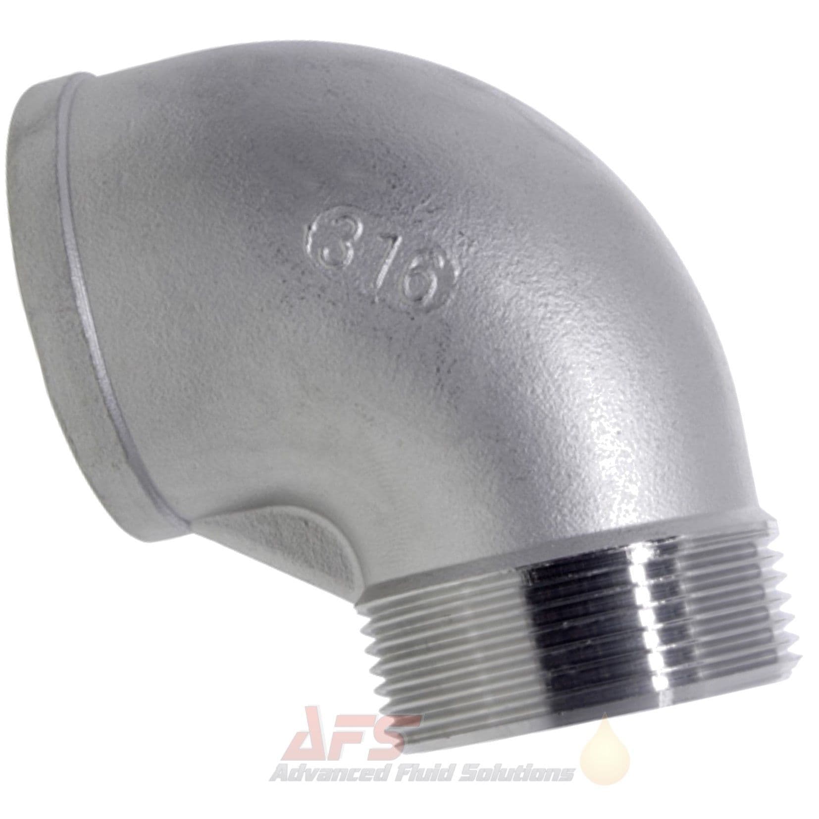 3/4 BSPT Male x BSP Female Elbow - SS 316 Stainless Steel