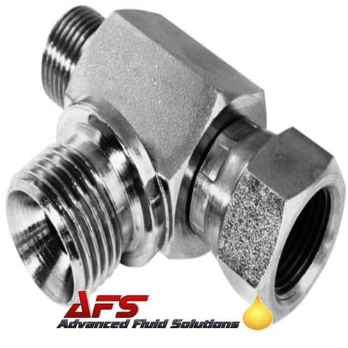 3/8 x 1/2 x 1/2 BSP Male x Female x Male Unequal Tee 3 Way Adaptor Coned
