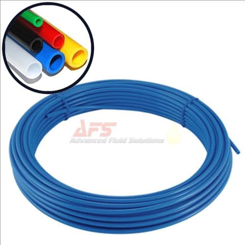30 Mtr Coil - 5/16 Inch O.D x 0.212 I.D Imperial Blue Flexible Nylon Tubing