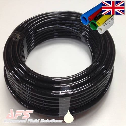 30M Coil - 5mm OD x 3mm ID Metric Polyurethane Flexible PU Air Tube Black