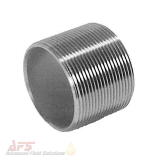 316 Stainless Steel Straight Adaptors BSPT/BSP/NPT/METRIC Threads