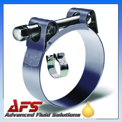 31mm - 34mm Mikalor Supra W2 Stainless Steel Hose Exhaust T Bolt Clamp