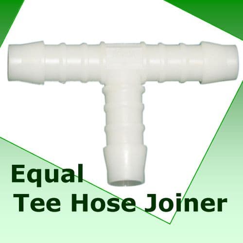 3mm (1/8") Equal Nylon T Piece Hose Joiner Connector