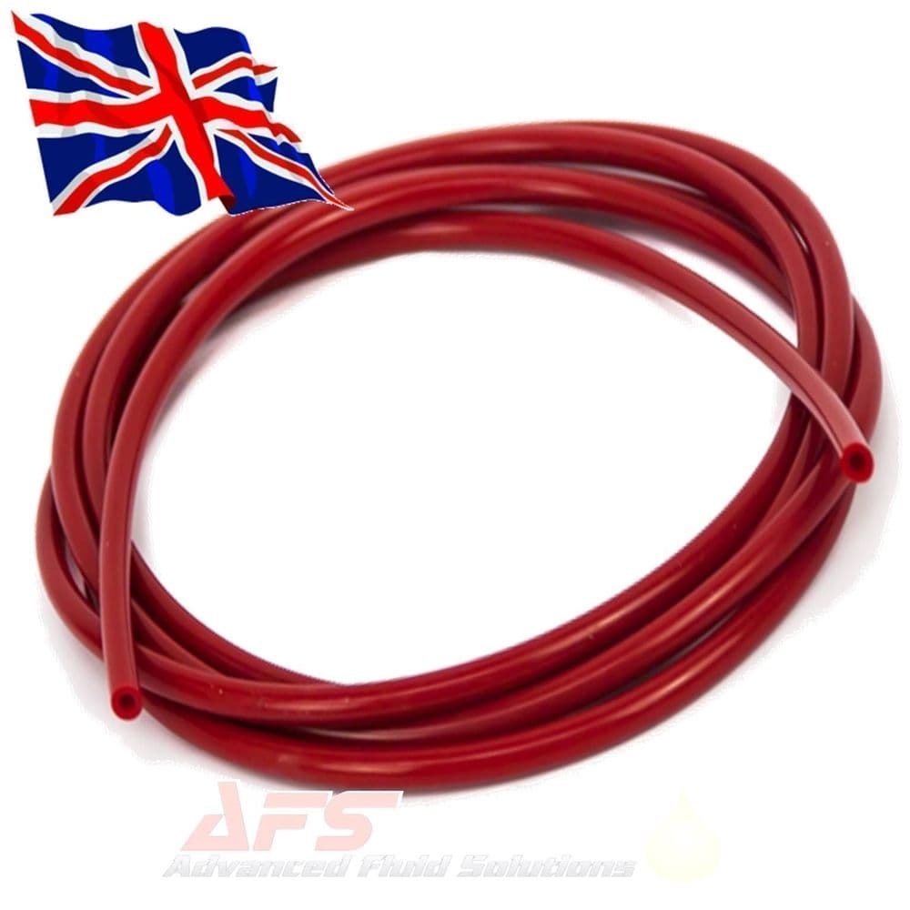 3Mtr x 8mm 5/16" I D Red Silicone Vacuum Tubing