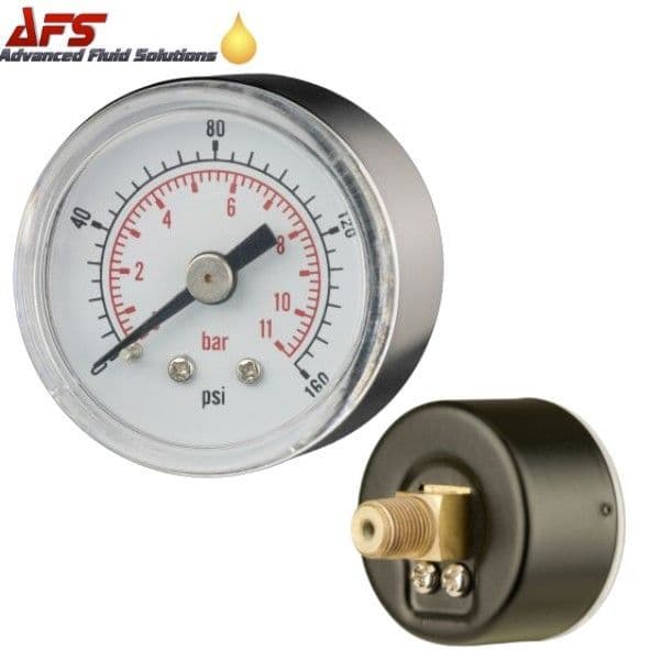 0-100Psi Stainless Steel Dry Low Pressure Gauge 1/4" NPT 2