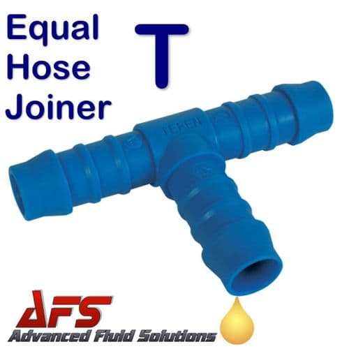 6mm (1/4") Equal Nylon T Piece Hose Joiner Connector