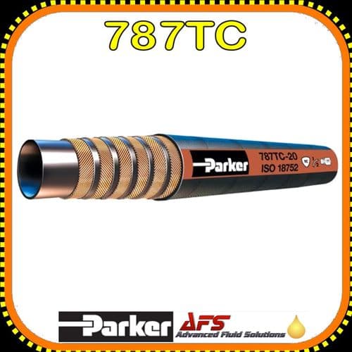 787TC-20 - 1.1/4 Inch I.D Parker Tough Cover Compact Spiral No-Skive Hydraulic Hose 350 BAR