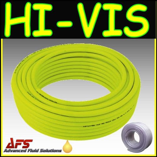 8mm 5/16" Reinforced HI-VIS PVC Braided Air Water Hose