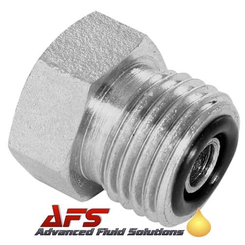 9/16 ORFS SAE Male Blanking Plug Hydraulic Adaptor + Oring