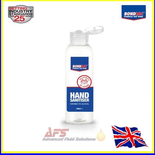 Bondloc 150ml 75% Alcohol-Based Hand Disinfectant Sanitiser