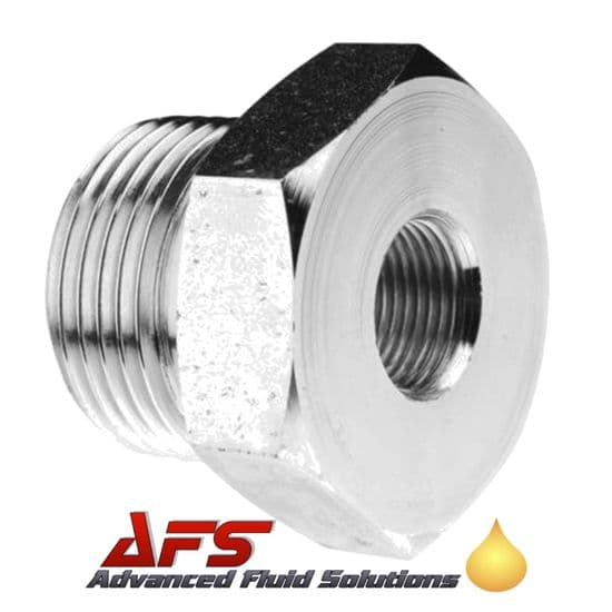 BSP Male x Female Fixed Bush Mild Steel Hydraulic Plugs