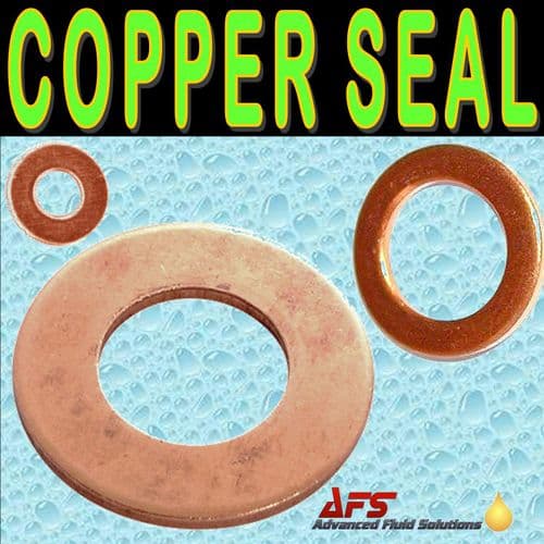 Copper Washer 6mm x 10mm M6 Metric Seal
