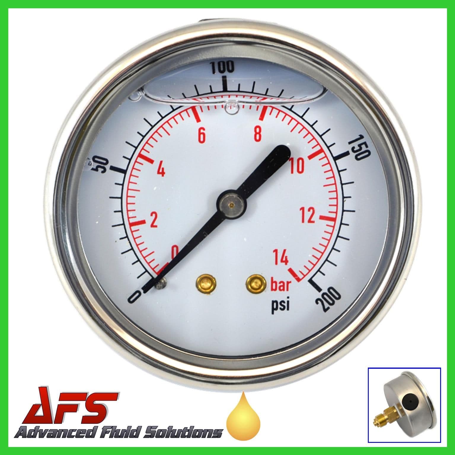 63mm Glycerine Filled Pressure Gauge 0 15PSI 0 1 BAR Rear Back Entry 63mm-glycerine-filled-pressure-gauge-0-15psi-0-1-bar-rear-back-entry