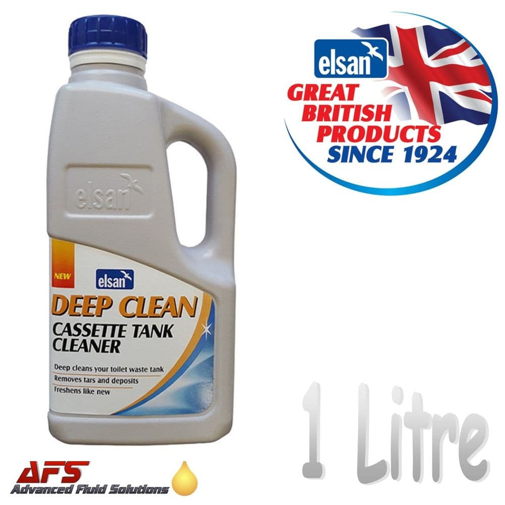 Elsan Deep Clean Cassette Tank Maintenance 1 litre For Camping ...