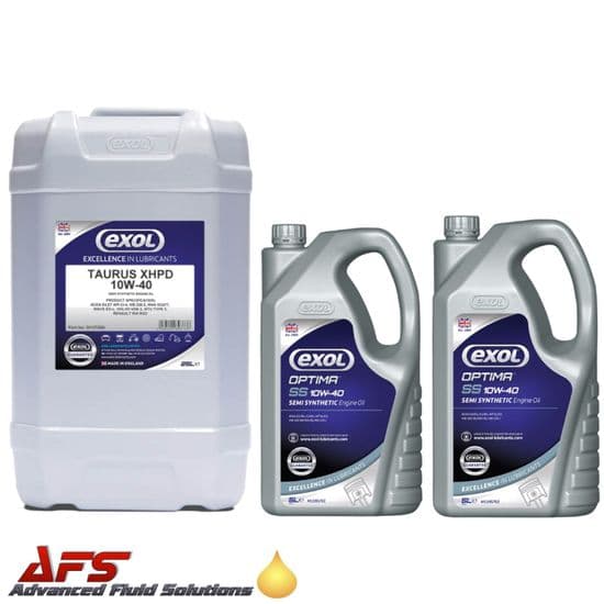 Exol Fully/Semi Synthetic & Mineral Engine Oils Low Sap