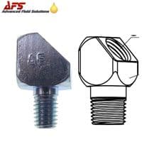 Central Lubrication M6 Male x M8 Female 45 Degree Adaptor Grease Line Adapter Fitting Ideal for Centralised Systems
