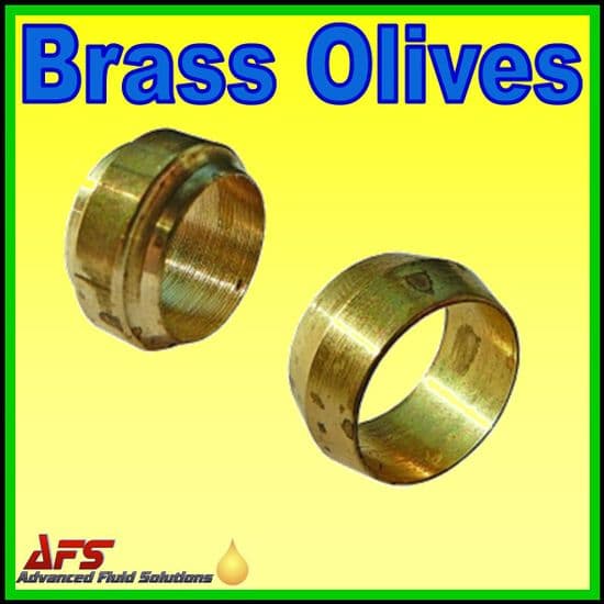 Metric Brass Olives / Cutting Ring - Stepped or Barrel
