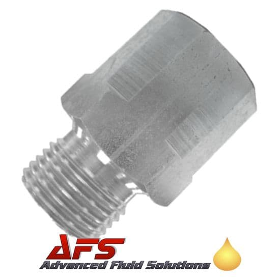 NPT Male x NPTF Fixed Female Hydraulic Mild Steel Adaptors