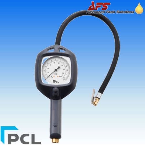 Genuine PCL Airforce Tyre InFlator ATIH081 Dial Gauge Air Line Clip on