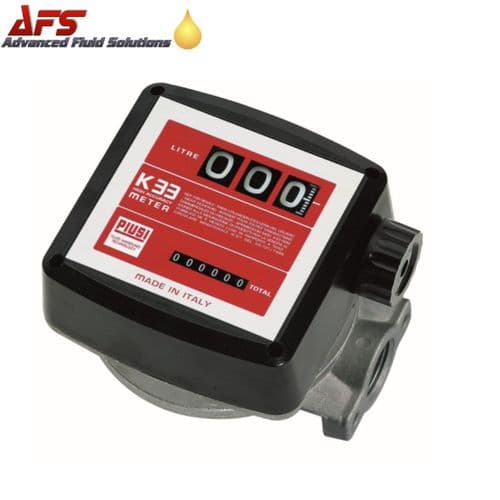 Piusi K33 Diesel Mechanical Fuel Flow Meter