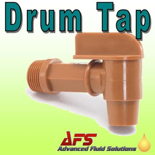 Polythene Plastic Barrel Drum Tap x 3/4 BSPT Oil Diesel Fuel Antifreeze Coolant