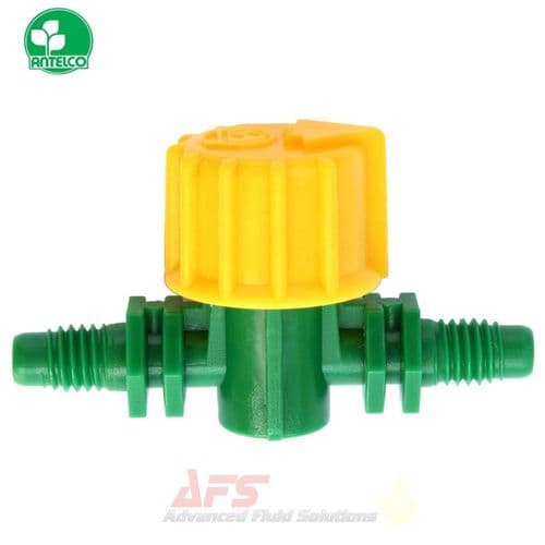 VARI-FLOW Valve Green/Yellow 10/32 thread x thread