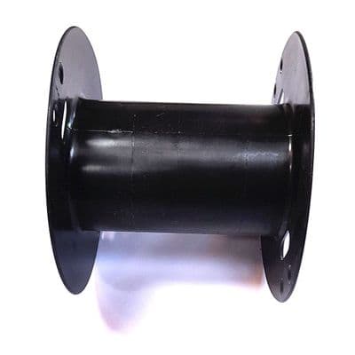 Black Plastic Spool - 126mm x 95mm