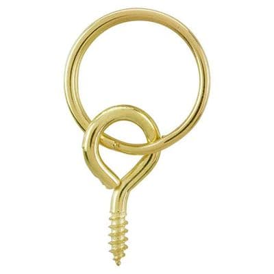 Brass Screw Rings No.1 14 x 1 (with 13mm diameter rings)
