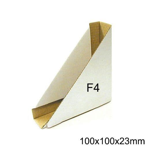 Cardboard Picture Frame Corner Protectors F4 23mm x 100mm x 100mm