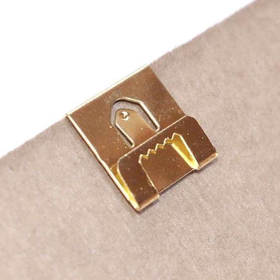 Clip Over Hanger Brass Plated