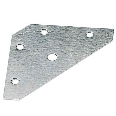 Corner Repair/Reinforcement Plate Zinc Plated 83mm.