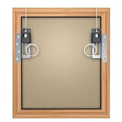 Frame Hangers for Wooden Frames Nickel Plated 70mm