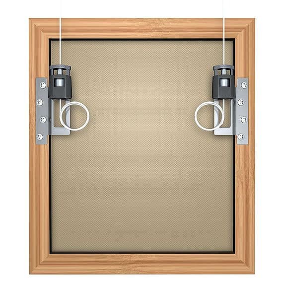 Frame Hangers for Wooden Frames Nickel Plated 70mm