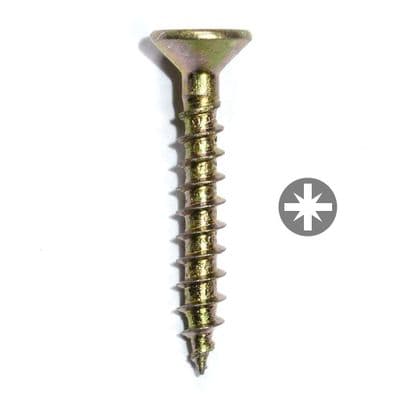Golden Wood Screws Pozi '3'x20mm