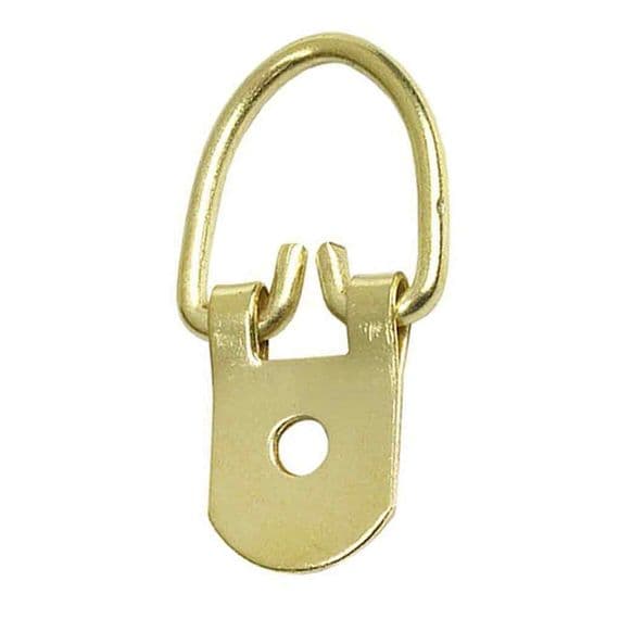 Heavy Duty Hanger - 1 Hole Brass Plated