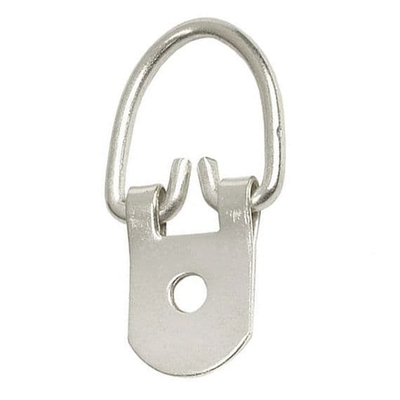 Heavy Duty Hanger - 1 Hole Nickel Plated