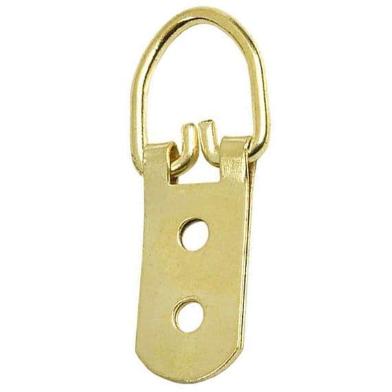Heavy Duty Hanger - 2 Hole Brass Plated