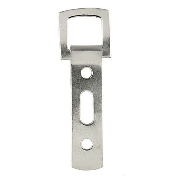 Heavy Duty Slotted Strap Hanger Nickel Plated - 61mm