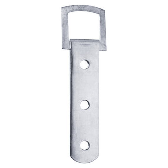Heavy Duty Strap Hanger - 3 Hole Zinc Plated