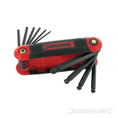 Hex Key Ball End Metric Tool 7piece (2.5 – 10mm)