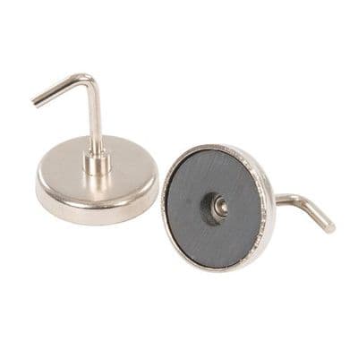 Magnetic Picture Hook, Nickel Plated - Pack of 2