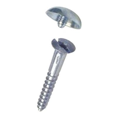 Mirror Screws and Screw-in Mirror Caps Chrome Plated 25mm